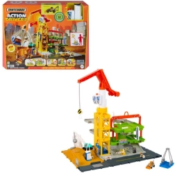 Matchbox būvniecības zona ar gaismām un skaņām