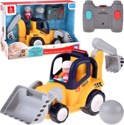 RC būvniecības auto – buldozers un ekskavators ar skaņām un gaismām