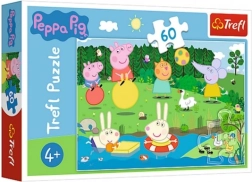 Puzle 60 detaļas – brīvdienu izklaide PEPA PIG