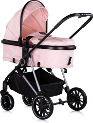 Chipolino kombinētais ratiņi Aura 2v1 – Rozā zefīrs