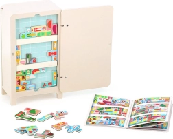 Vilac Wooden Magnetic Game Store it Right with Design by Ingela P. Arrhenius