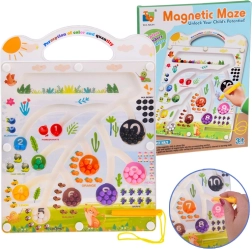 Magnetic Educational Board with Maze – Learning Colors and Counting