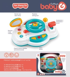 Interaktīvs bērnu braukšanas simulators ar gaismām un skaņām