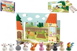 Detoa magnētiskā teātra spēle ar dzīvnieciņiem