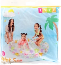 Intex inflatable children's pool with summer print 122 × 25 cm
