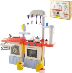 Infinity Premium Kids’ Play Kitchen with Washing Machine and Ironing Station