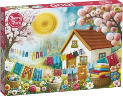 PUZZLE CHERRY PAZZI – Vilnainā pļava, 1000 gabalu