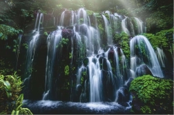 Ravensburger puzle Waterfall Retreat Bali 3000 gabali