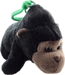 Plush Gorilla Keychain 12 cm