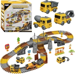 WOOPIE Elektriskā autodroša Būvlaukums (174 detaļas)