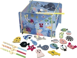 Vilac jūras dzīvnieku ķeršana – magnētiskā spēle 4 spēlētājiem