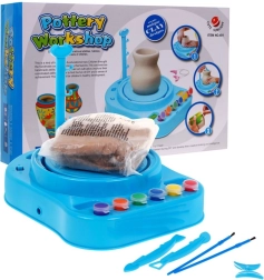 Bērnu podniecības darbnīca – radošais komplekts ar podnieka ripu