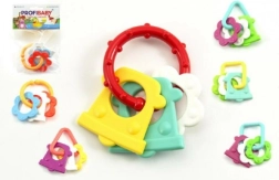 Krāsaina plastmasas košļājamā rotaļlieta zīdaiņiem