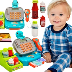Dino WOOPIE Kids' Cash Register with Shelf