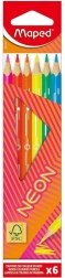 Maped Neon krāsainie zīmuļi 6 gab.