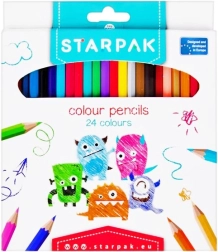 24 krāsaino zīmuļu komplekts
