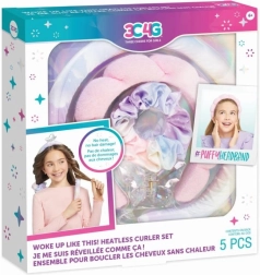 Bezkarstuma matu ruļļu komplekts viļņiem ar stīpiņu un sprādzēm