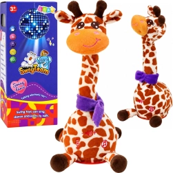 Interactive Plush Giraffe Dancing, Singing and Repeating Sounds, 30 cm