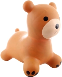 Lēkājamā rotaļlieta lācis bērniem ar pumpi