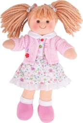 Bigjigs Toys auduma lelle Poppy 28 cm