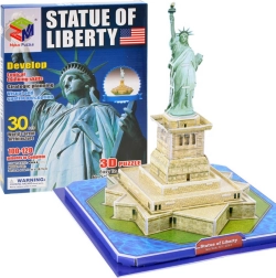 3D puzle Brīvības statuja – izglītojošs Ņujorkas modelis (30 detaļas)