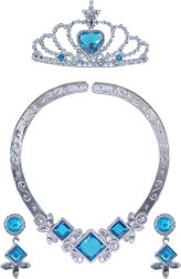 Princess set with blue necklace