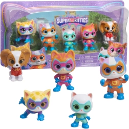 Disney Junior Super Kitties 5 figūriņu komplekts – kaķēnu komanda