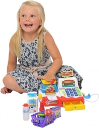 Plejo elektroniskā bērnu kase ar piederumiem