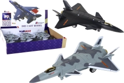 Lidmašīnas modelis ar berzes piedziņu melnā un pelēkā krāsā