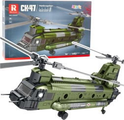 Militārā helikoptera CH-47 CHINOOK būvkomplekts – 1451 detaļa