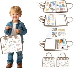 2kids toys sensory busy book dinosaurs