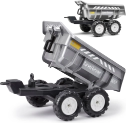 Super Dumper Four-Wheeled Trailer, Grey