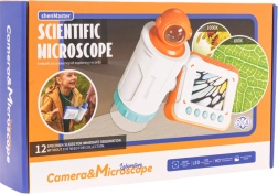 Teleskops ar kameru un mikroskopu bērniem