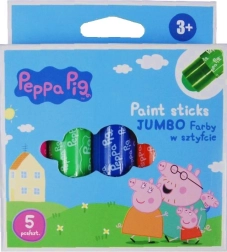 Jumbo krāsas stienī ASTRA – CŪCIŅA PEPPA, 4 gab.