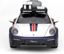 Metāla automašīnas modelis 1:24 Porsche 911 Dakar Roughroads zils