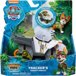 Paw Patrol: džungļu transportlīdzeklis Tracker – transformējama mašīna ar šāvēju