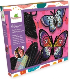 Artissimo Colorful Butterflies – Creative Set with Colored Pencils and Gem Stickers