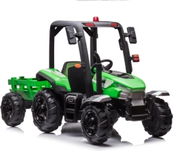 Zaļš akumulatora traktors