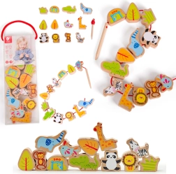 Koka pērlītes vīšanai zoo Classic World, 13 gab.