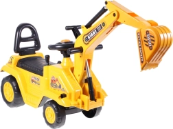 Stūmējritenis – ekskavators ar lielu kausu un nakts podiņu