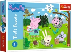 Trefl Peppa Pig Meža ekspedīcija puzle, 30 gabalu