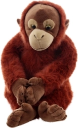 Plush orangutan 25 cm eco-friendly