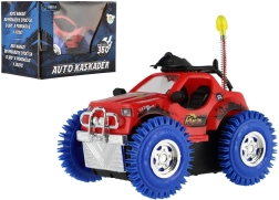 Kaskadieru auto ar baterijām ar gaismu un skaņu