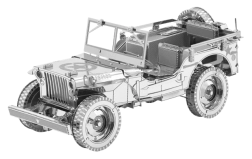 3D metāla puzle Jeep Willys MB Overland ICONX