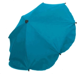 Stroller sunshade – blue melange