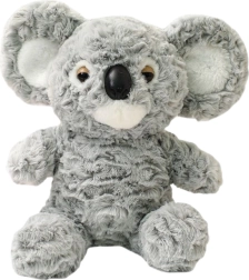 Pūkains koalas lācis pelēks 22 cm