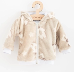 Zīdaiņu wellsoft ziemas jaka ar kapuci New Baby Polar Bear