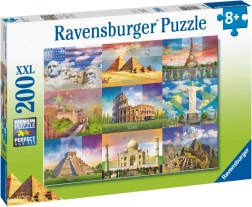 RAVENSBURGER Puzzle World Landmarks XXL 200 pieces