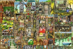 Ravensburger puzle Dīvainā pilsēta 5000 gab.