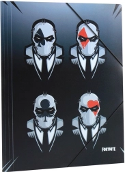 Elastīgā mapīte A4 PP Wild Cards Fortnite